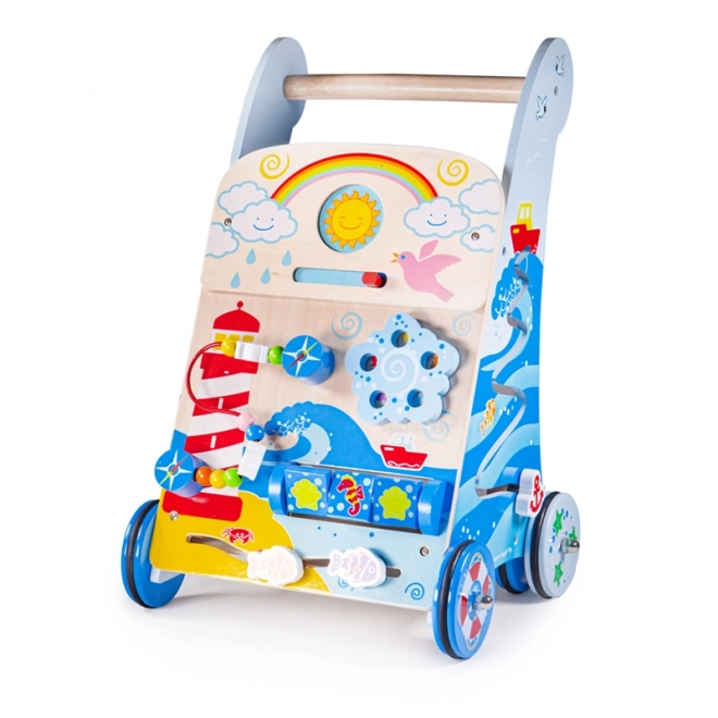 Bigjigs Baby Wooden Activity Walker - Sea Life