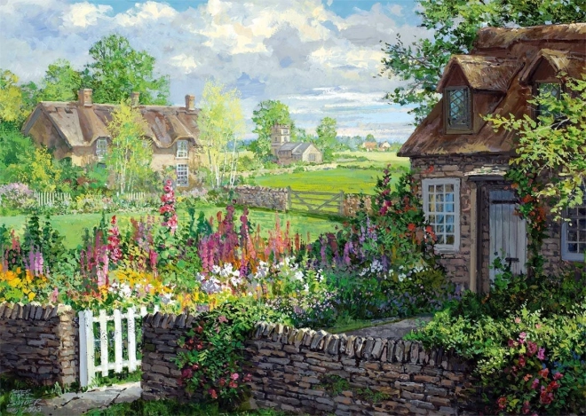 Romantic Countryside Houses Puzzle Set