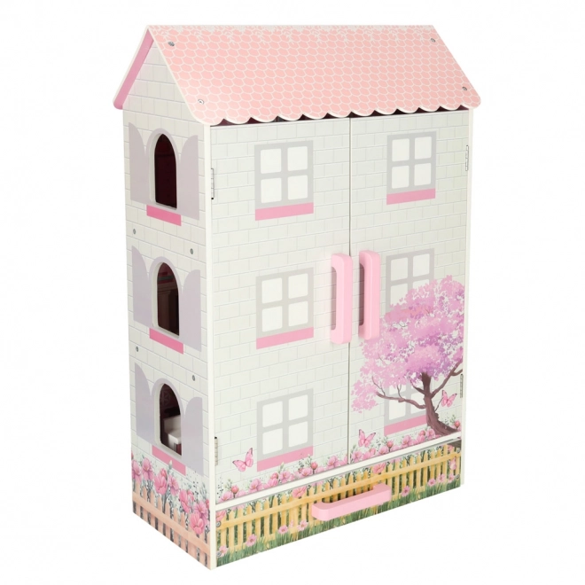 Maison de poupées en bois Lulilo Papilio rose 80cm