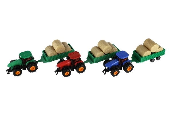 Tractor with Trailer and Bales Toy