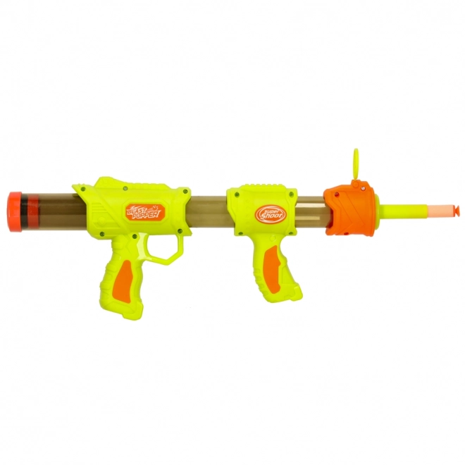 Green toy gun rifle with bullets 2 in 1