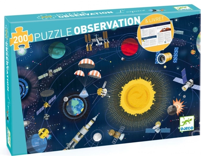DJECO Puzzle: Vesmír - 200 dielikov