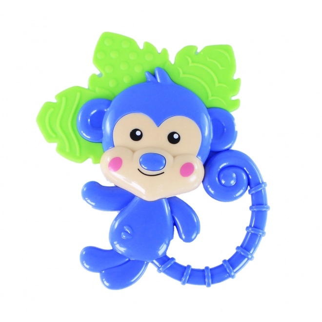 Rattle and Teether Toy Monkey