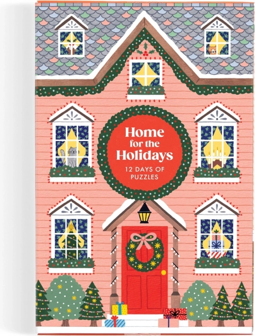 Galison Christmas Home Advent Calendar Puzzle