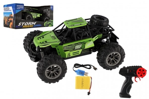 Remote Control Off-Road Green Buggy