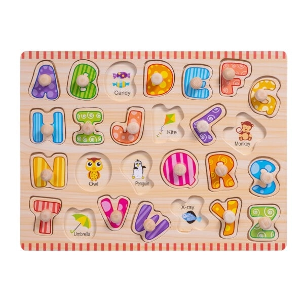 Wooden Puzzle Letters for Kids