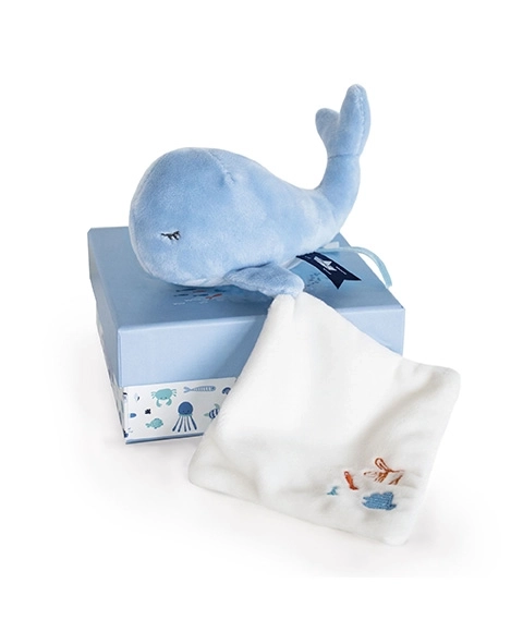 Soft Blue Whale Plush Toy