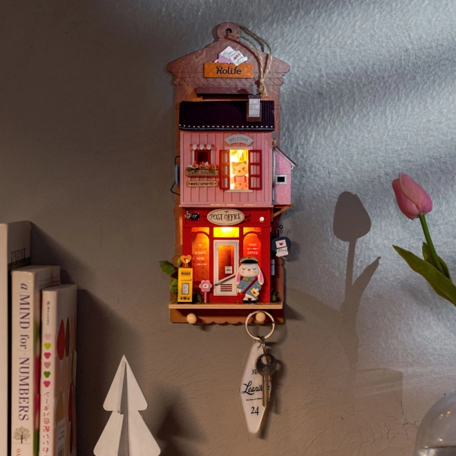 Robotic Miniature House Hanging Post Office