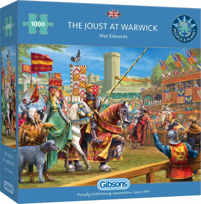 Gibsons Knight Tournament at Warwick 1000 Piece Puzzle