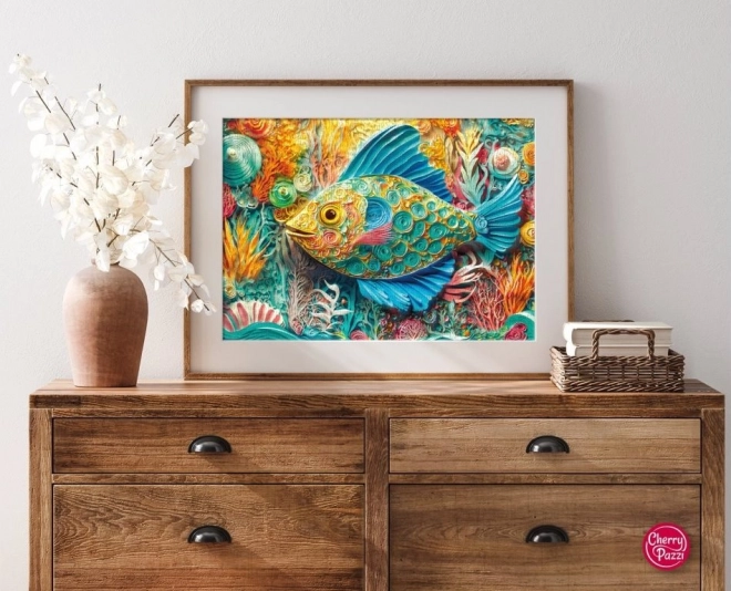 Paper Fish Jigsaw Puzzle 1000 Pieces