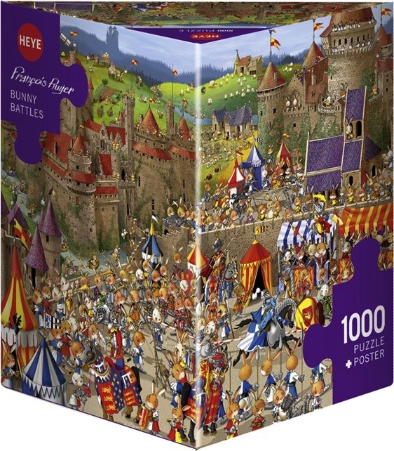 Heye Puzzle Rabbit Battles 1000 Pieces