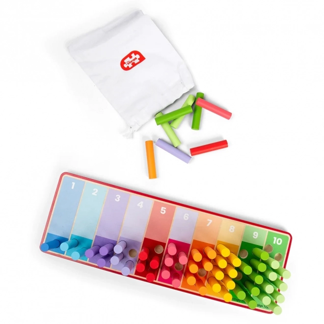 Bigjigs Toys Rainbow Counting Sticks