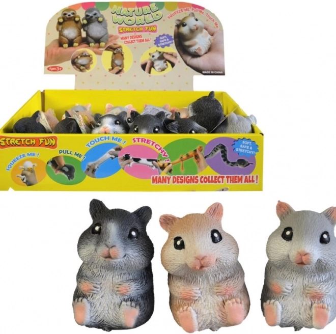 Gumeni hrčak 8 cm - igračka za djecu
