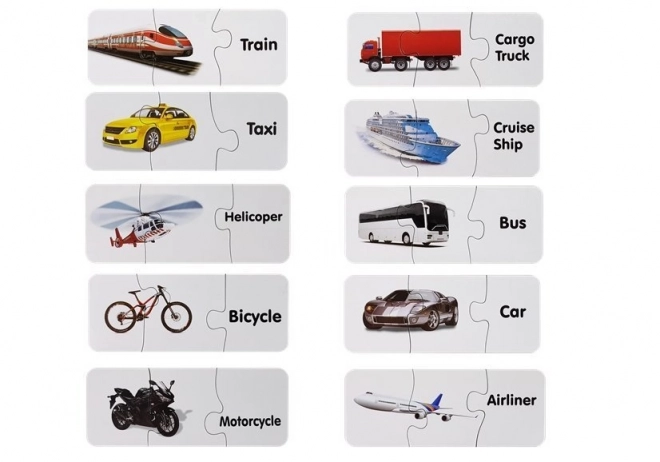 Educational Puzzle Transport Connections