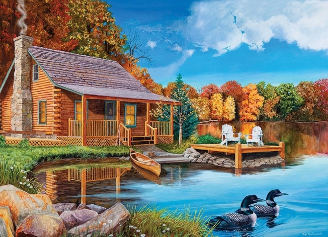 Peaceful autumn scene