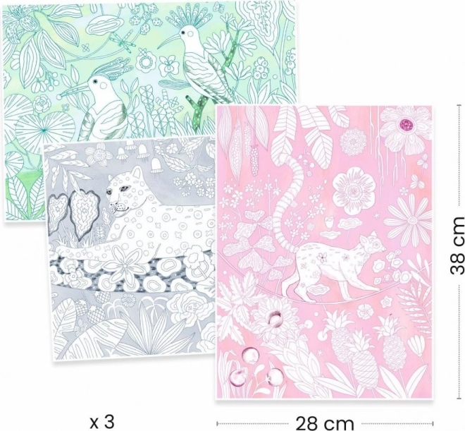 DJECO Coloring Gallery Wilderness