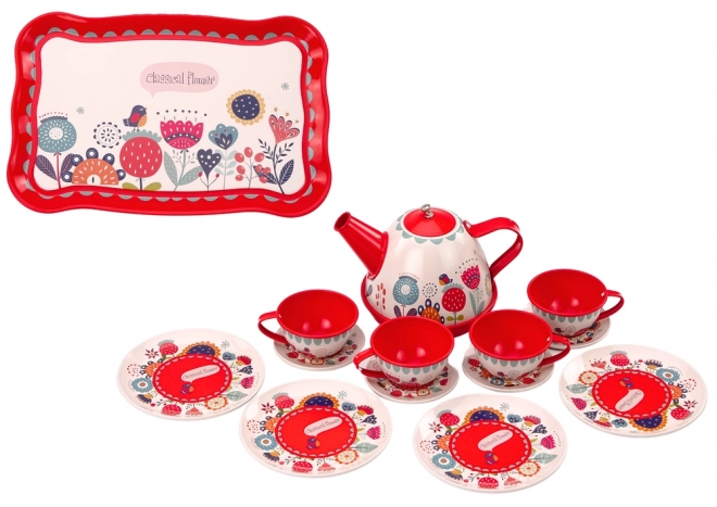 Play Cafe Red Tea Set