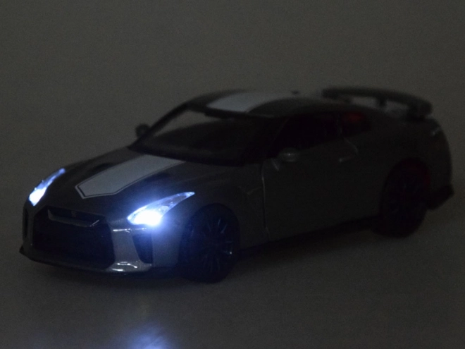 Nissan GT-R Metal Toy Car with Sound and Light Effects