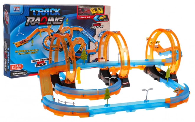 Mega race track with 48 pieces