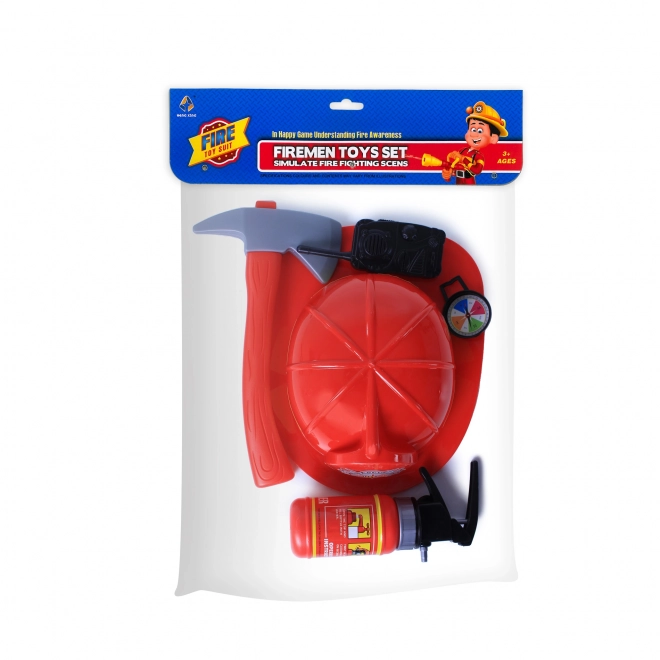 Firefighter Helmet and Accessories Set