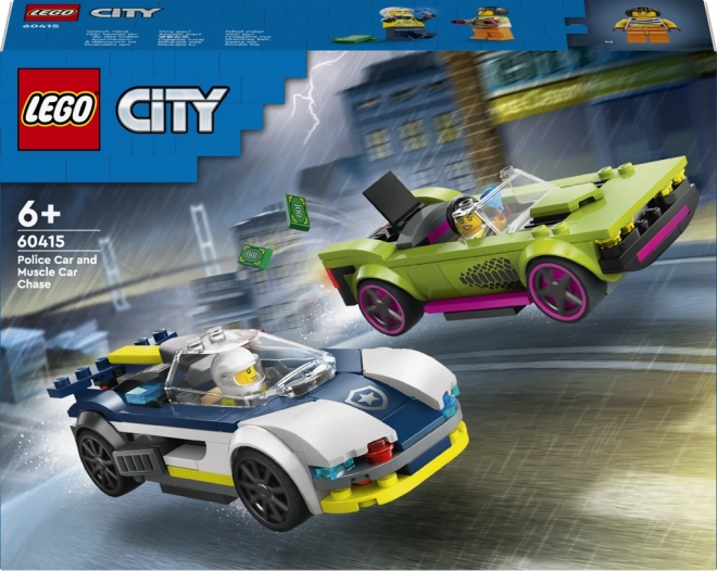 lego city police chase with muscle car