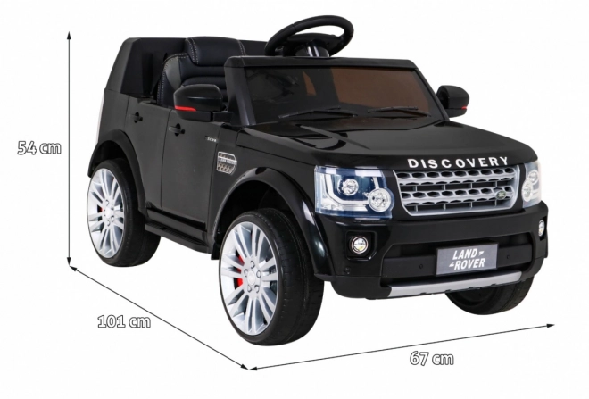 Elektrické autíčko pre deti Land Rover Discovery čierne