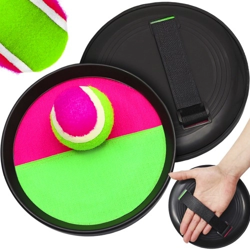 Velcro Catch Ball Game Set with Paddle and Ball