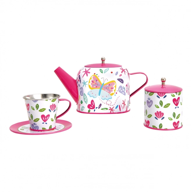 Bino Children's Pink Tea Set