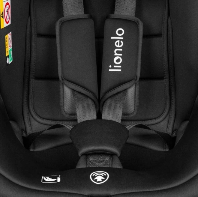 Lionelo Rotating Car Seat Bastiaan i-Size 40-150 cm Black Grey – Black Carbon