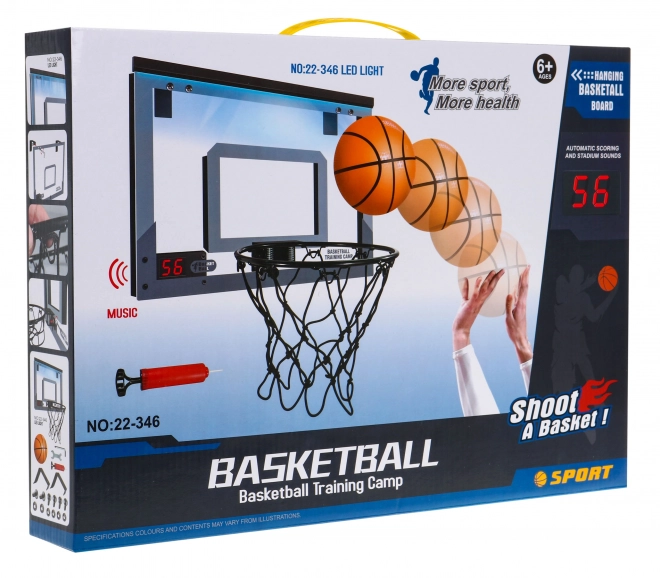 Interactive Kids Basketball Set with Scoreboard