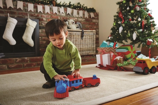 Blue Train Set from Green Toys