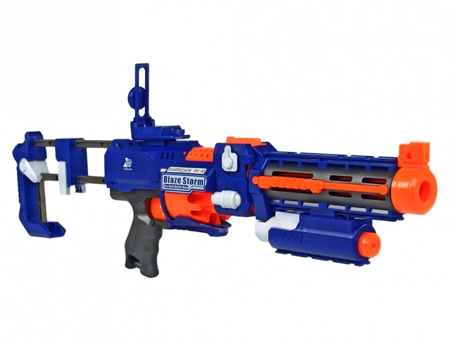 Foam Dart Roller Gun with Rotating Magazine