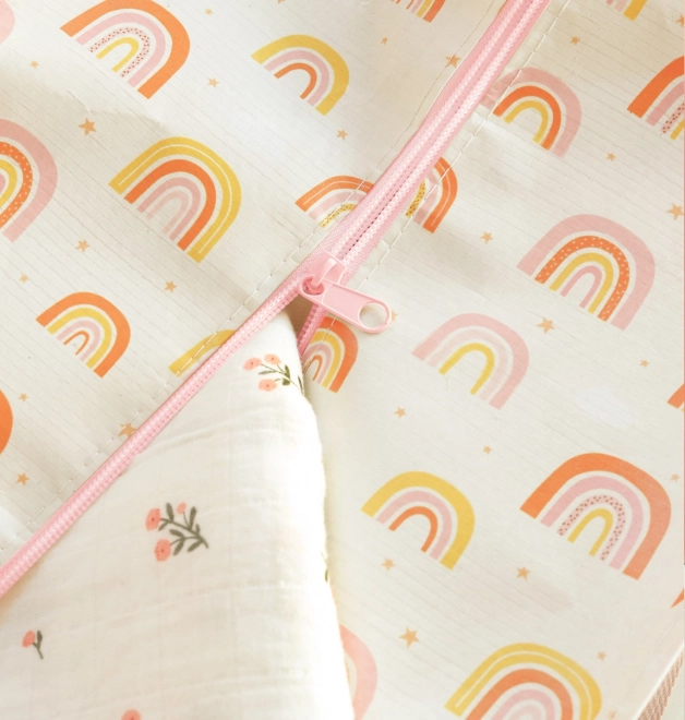 Extra Large Storage Bag with Rainbow Print