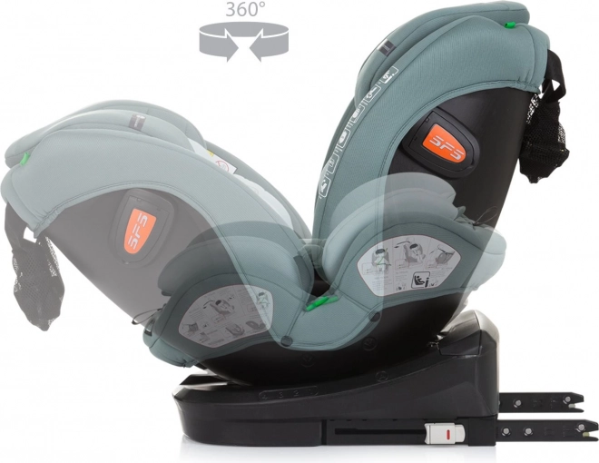 Autokindersitz Chipolino Volare i-Size Pastellgrün 40-150 cm Isofix 360°