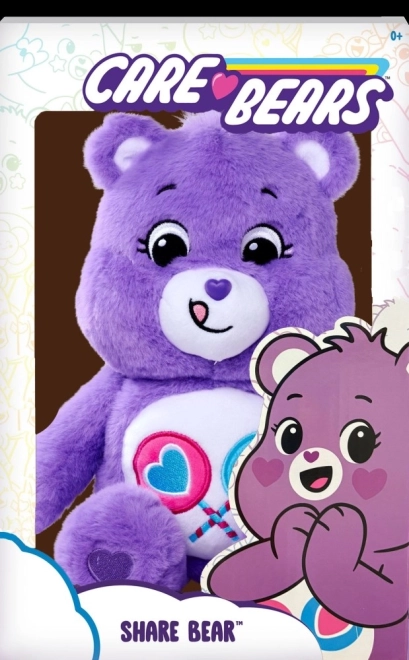 Plush Teddy Bear CARE BEARS Share Bear 35 cm