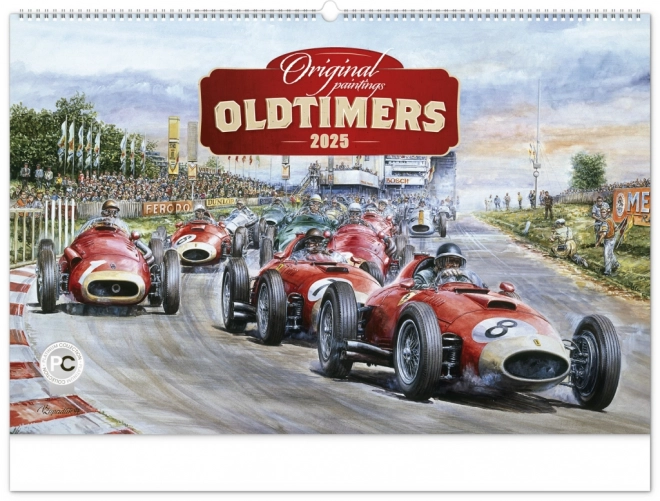 Wall Calendar Oldtimers by Václav Zapadlík 2025