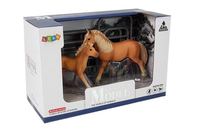 Animal Figures Set Horses and Pony Farm