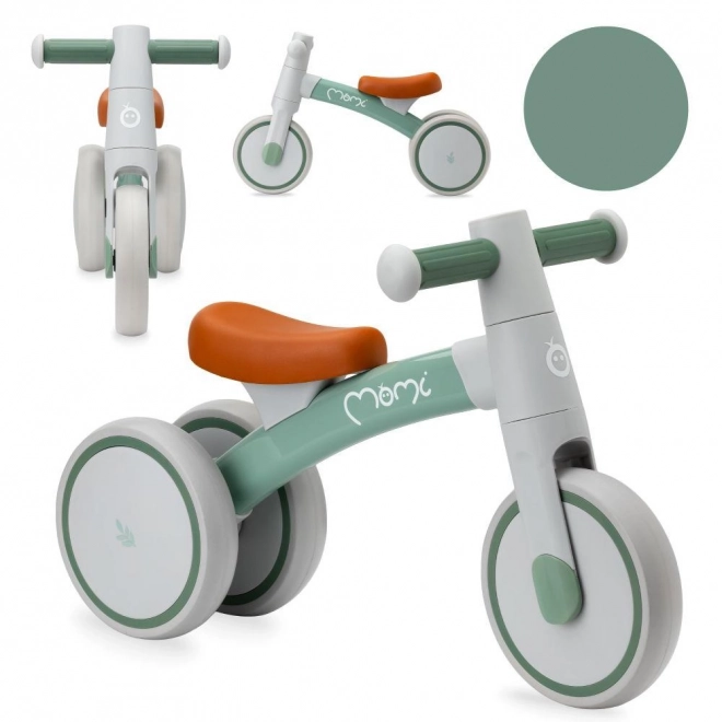 Green Kids Balance Bike MoMi Tedi