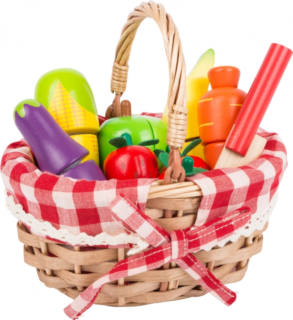 Shopping Basket with Vegetables