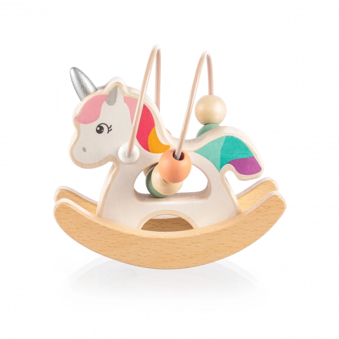 Wooden Activity Unicorn for Kids