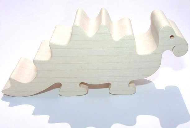 Wooden Stegosaurus Toy