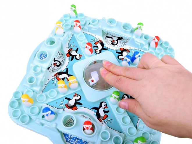 penguin race family board game