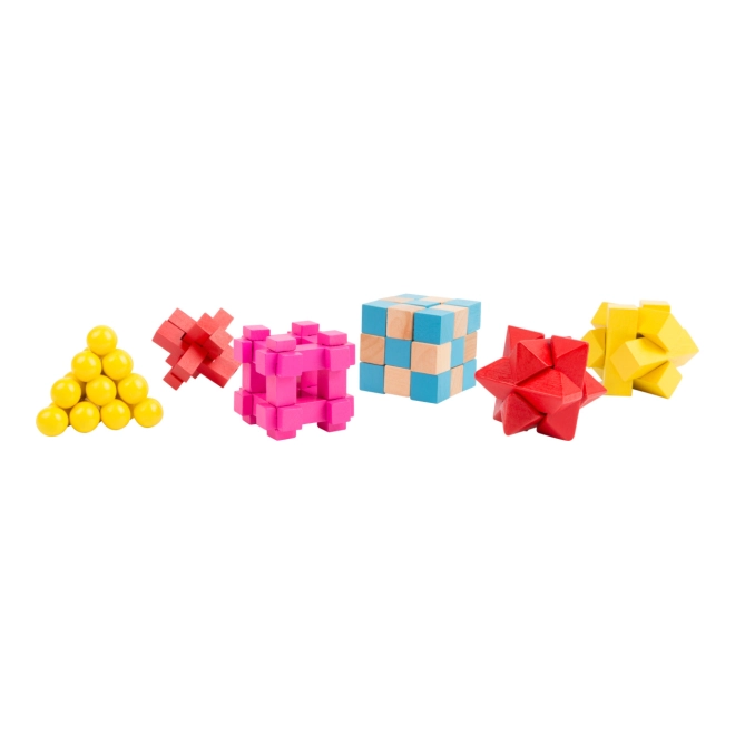 Six unique puzzles