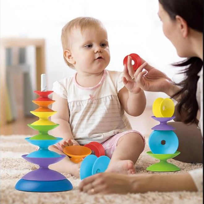 Bunte Turm WOOPIE BABY für Kinder 18m+