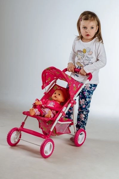 Doll Stroller with Canopy