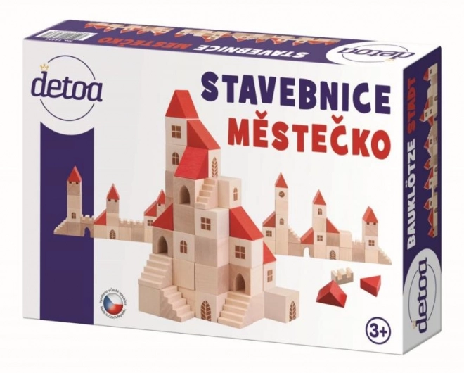 Wooden City Building Blocks Set