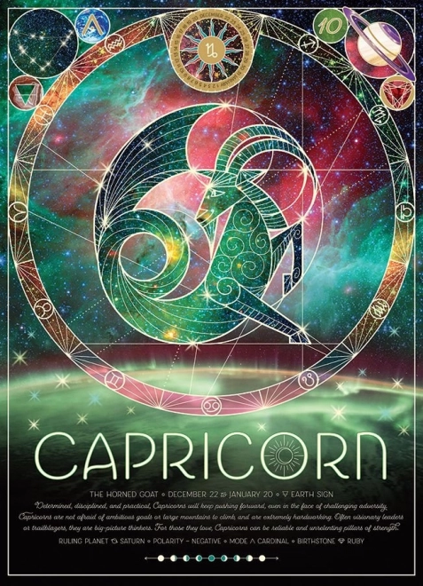 Zodiac Sign: Capricorn Jigsaw Puzzle 500 Pieces