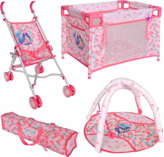 Poussette pliante et lit de voyage