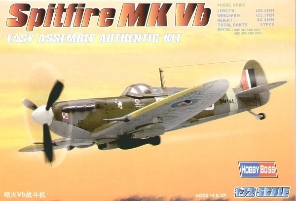 Plastic Model Spitfire Mk Vb