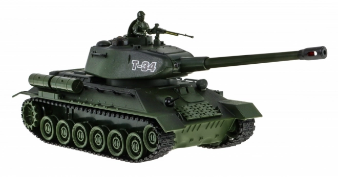 Remote Controlled Battle Tanks T-34 and Tiger for Kids 3+